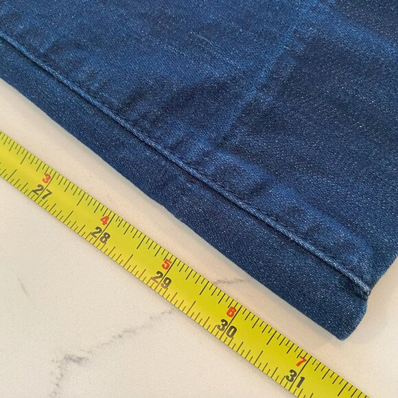 Women's Flare & Wide Leg Jeans in Navy Blue - Picture 8 of 10